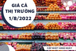 Giá cả thị trường hôm nay 1/8/2022: Đầu tuần giá thịt heo và rau củ quả ổn định