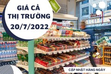 Giá cả thị trường hôm nay 20/7/2022: Giảm giá thịt heo vào giữa tuần