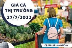 Giá cả thị trường hôm nay 27/7/2022: Siêu thị khuyến mãi rau củ quả trong ngày giữa tuần