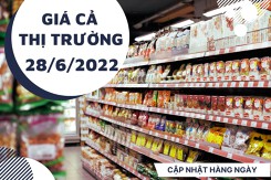 Giá cả thị trường hôm nay 28/6/2022: Giá thịt bò, thịt gà không đổi tại siêu thị