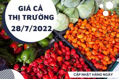 Giá cả thị trường hôm nay 28/7/2022: Trái cây giảm giá tại cửa hàng bán lẻ