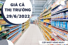Giá cả thị trường hôm nay 29/6/2022: Giữa tuần thịt heo tươi sống tiếp tục khuyến mãi lớn