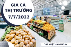 Giá cả thị trường hôm nay 7/7/2022: Trái cây và rau củ quả được bán với giá không đổi tại các siêu thị