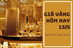 Giá vàng hôm nay 13/5: Quay đầu giảm từ 50.000 đồng/lượng đến 150.000 đồng/lượng