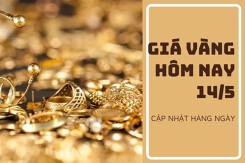 Giá vàng hôm nay 14/5: Điều chỉnh giảm 100.000 - 400.000 đồng/lượng trong ngày cuối tuần