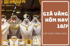 Giá vàng hôm nay 18/7: Quay đầu giảm từ 80.000 đồng/lượng đến 400.000 đồng/lượng