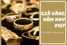 Giá vàng hôm nay 24/7: Vàng SJC giảm mạnh 1,53 đến 2,45 triệu đồng/lượng trong tuần qua
