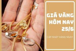 Giá vàng hôm nay 25/6: Giảm nhẹ 50.000 - 100.000 đồng/lượng trong phiên cuối tuần