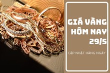 Giá vàng hôm nay 29/5: Vàng SJC đã giảm 350.000 - 380.000 đồng/lượng trong tuần qua