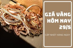 Giá vàng hôm nay 29/5: Vàng SJC đã giảm 350.000 - 380.000 đồng/lượng trong tuần qua