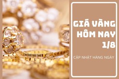 Giá vàng hôm nay 1/8: Đồng loạt tăng mạnh từ 600.000 đồng/lượng đến 1,2 triệu đồng/lượng trong sáng đầu tuần