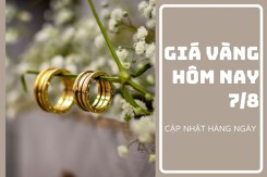 Giá vàng hôm nay 7/8: Vàng SJC tăng từ 180.000 đồng/lượng đến 200.000 đồng/lượng trong tuần qua