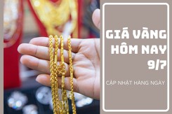 Giá vàng hôm nay 9/7: Vàng SJC vừa đi ngang vừa tăng nhẹ trong phiên sáng cuối tuần