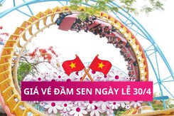 Cập nhật giá vé Đầm Sen ngày lễ 30/4 năm 2022