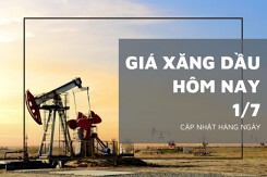 Giá xăng dầu hôm nay 1/7: Tiếp đà đi xuống, giá dầu giảm gần 3,5%