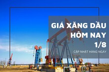 Giá xăng dầu hôm nay 1/8: Quay đầu tăng hơn 2% trên sàn Tokyo