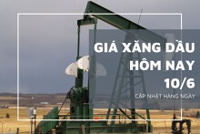 Giá xăng dầu hôm nay 10/6: Chấm dứt đà tăng, giá dầu giảm hơn 0,5%