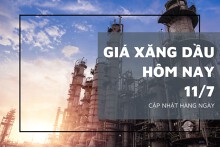 Giá xăng dầu hôm nay 11/7: Biến động gần 3,5%, nối dài đà tăng từ cuối tuần trước