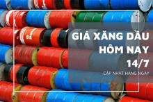 Giá xăng dầu hôm nay 14/7: Phục hồi sau khi lao dốc gần 7% ở phiên trước