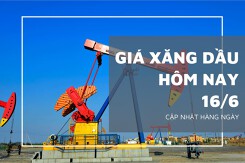Giá xăng dầu hôm nay 16/6: Tiếp tục đi xuống, giá dầu giảm gần 1,5%
