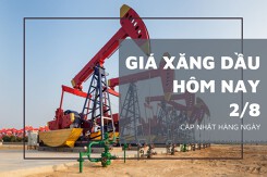 Giá xăng dầu hôm nay 2/8: Giảm trở lại với mức điều chỉnh trên 3%