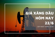 Giá xăng dầu hôm nay 22/6: Quay đầu giảm nhẹ, ghi nhận mức điều chỉnh trên 0,5%