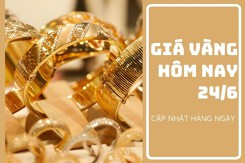Giá vàng hôm nay 24/6: Đồng loạt giảm không quá 200.000 đồng/lượng