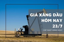 Giá xăng dầu hôm nay 23/7: Tiếp tục giảm gần 2% sau phiên hôm qua
