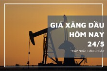 Giá xăng dầu hôm nay 24/5: Chấm dứt đà tăng, giá xăng dầu giảm không quá 1%
