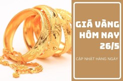 Giá vàng hôm nay 26/5: Biến động sau chuỗi tăng kéo dài