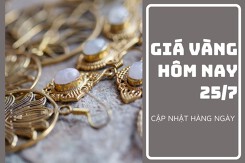 Giá vàng hôm nay 25/7: Biến động trái chiều từ 100.000 đồng/lượng đến 400.000 đồng/lượng trong phiên sáng đầu tuần