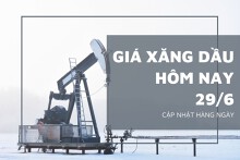Giá xăng dầu hôm nay 29/6: Nối dài chuỗi ngày đi lên, giá dầu tăng trên 1,5%