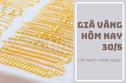 Giá vàng hôm nay 30/5: Điều chỉnh giảm từ 50.000 đồng/lượng đến 200.000 đồng/lượng