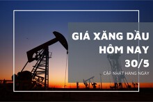 Giá xăng dầu hôm nay 30/5: Tiếp đà tăng gần 1,5% trong phiên giao đầu tuần