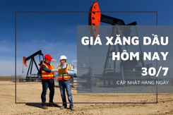 Giá xăng dầu hôm nay 30/7: Tiếp tục giảm hơn 3% trong phiên cuối tuần