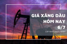 Giá xăng dầu hôm nay 6/7: Quay đầu giảm mạnh, ghi nhận mức điều chỉnh gần 9%