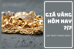 Giá vàng hôm nay 7/7: Đồng loạt tiếp đà giảm thêm không quá 350.000 đồng/lượng