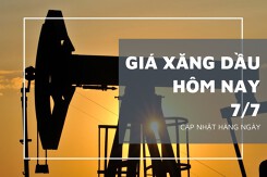 Giá xăng dầu hôm nay 7/7: Tiếp tục giảm gần 2% sau phiên giảm mạnh hôm qua