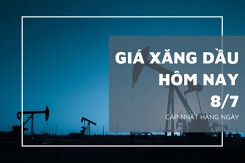 Giá xăng dầu hôm nay 8/7: Tăng mạnh trở lại với mức điều chỉnh gần 5%