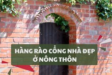 Top 5 mẫu hàng rào cổng nhà đẹp, kiên cố dành cho nhà ở nông thôn