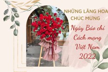 Những lẵng hoa đẹp chúc mừng ngày Báo chí Cách mạng Việt Nam 2022