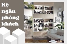 Top 5 mẫu kệ ngăn phòng khách đẹp, được yêu thích năm 2022