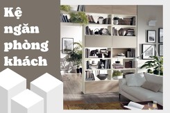 Top 5 mẫu kệ ngăn phòng khách đẹp, được yêu thích năm 2022