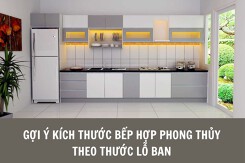 Gợi ý kích thước bếp hợp phong thủy theo thước lỗ ban