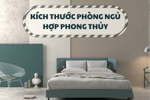 Gợi ý kích thước phòng ngủ hợp phong thủy theo thước lỗ ban