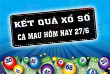 KQXSCM - Kết quả xổ số Cà Mau hôm nay Thứ Hai 27/6/2022: Giải đặc biệt 975604