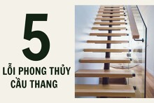 5 lỗi phong thủy cầu thang đẩy lùi vận may của gia chủ