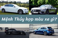 Mệnh Thủy hợp xe màu gì: Những màu xe mang đại cát, đại lợi