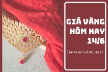 Giá vàng hôm nay 14/6: Đồng loạt giảm thêm không quá 600.000 đồng/lượng