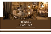Bật mí cách thiết kế phòng ăn hoàng gia sang trọng và đẳng cấp